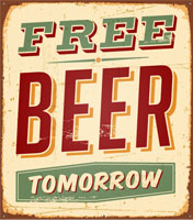 free beer tomorrow